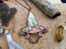 Load image into Gallery viewer, Witches&#39; Tea Party 2022 - Cottagecore Ceramic Witch Hat Electroformed Necklace #4