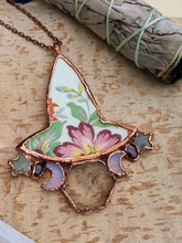 Load image into Gallery viewer, Witches&#39; Tea Party 2022 - Cottagecore Ceramic Witch Hat Electroformed Necklace #4