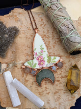 Load image into Gallery viewer, Witches&#39; Tea Party - Cottagecore Ceramic Witch Hat Electroformed Necklace #6