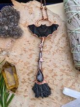 Load image into Gallery viewer, 2022 Copper Electroformed Witch Broom Besom Necklace #1