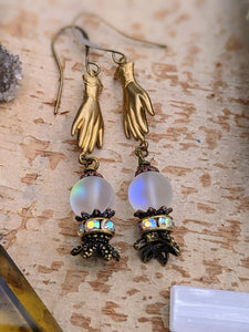 Fortune Teller Crystal Ball Earrings - Future Yet To Be Seen