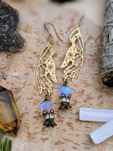 Load image into Gallery viewer, Fortune Teller Crystal Ball Earrings - Murky Mystic