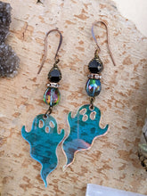 Load image into Gallery viewer, Iridescent Acrylic Ghost Earrings