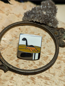 Loch Ness Monster Scotch Glass Pin