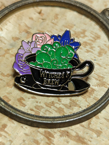 Witches' Brew Teacup Pin