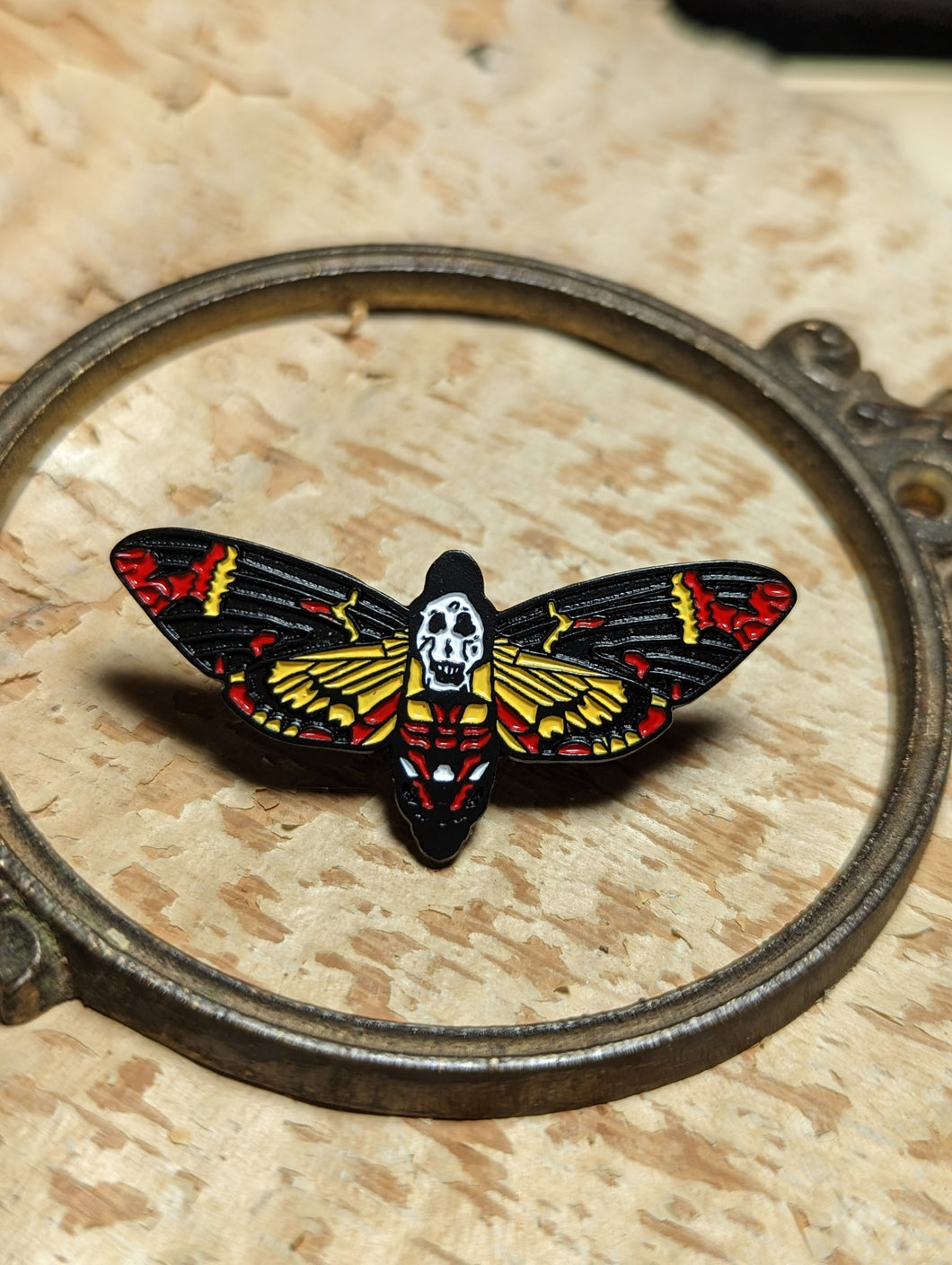 Death's Head Hawkmoth Moth Pin