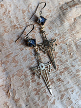 Load image into Gallery viewer, Rhinestone Sword Earrings 1