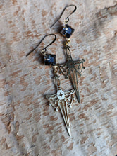 Load image into Gallery viewer, Rhinestone Sword Earrings 1