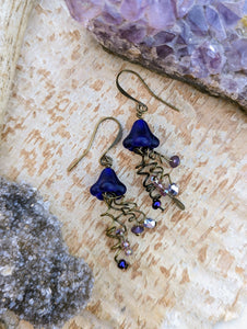 Jellyfish Earrings - Blue