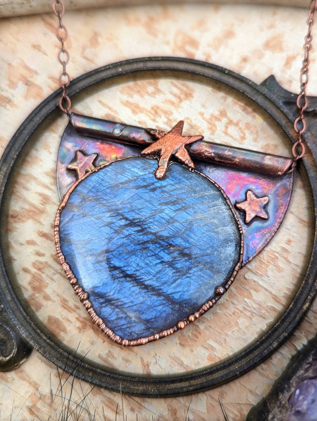 Belomorite Star Statement Necklace