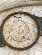 Load image into Gallery viewer, TITS - *Single* Stamped Brass Earring - Mix &amp; Match