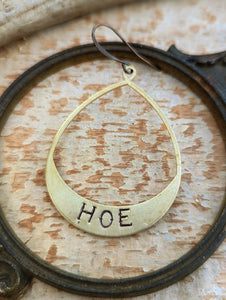 HOE - *Single* Stamped Brass Earring - Mix & Match